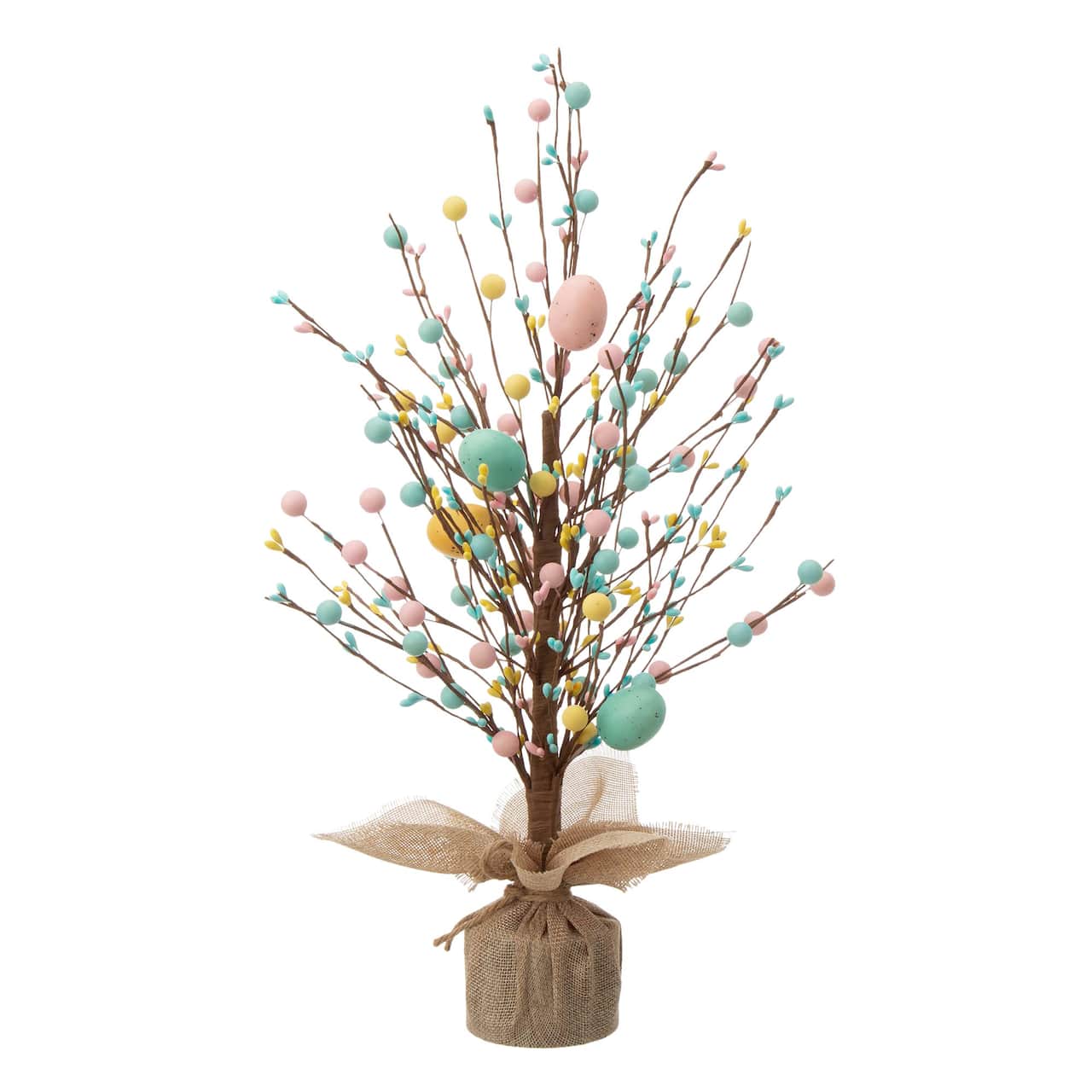 Glitzhome® 18" Easter Eggs Tabletop Tree